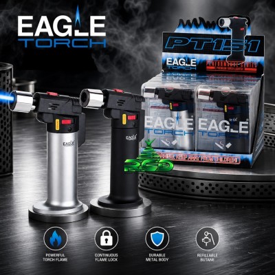EAGLE TORCH ANGLE TORCH BIG 6CT/ DISPLAY - PT151 